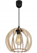 Miniatyrbild 6 av 9: MODERN LED-TAK HÄNGLAMPA AV TRÄ