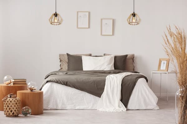 MODERN LED-TAK HÄNGLAMPA AV TRÄ