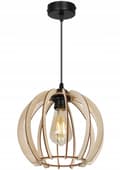 Miniatyrbild 5 av 8: MODERN LED-TAK HÄNGLAMPA AV TRÄ