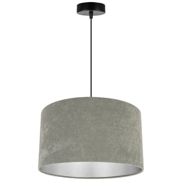 HÄNGLAMPA TAK LJUSSTAKARE KROM LAMPSKÄRM SAMMET