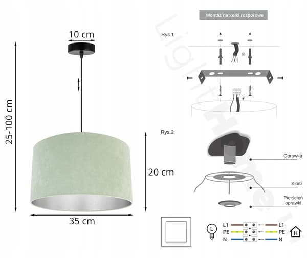 HÄNGLAMPA TAK LJUSSTAKARE KROM LAMPSKÄRM SAMMET