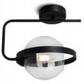 Miniatyrbild 6 av 9: MODERN LAMPA VÄGGLAMPA GLAS SKUGGRING