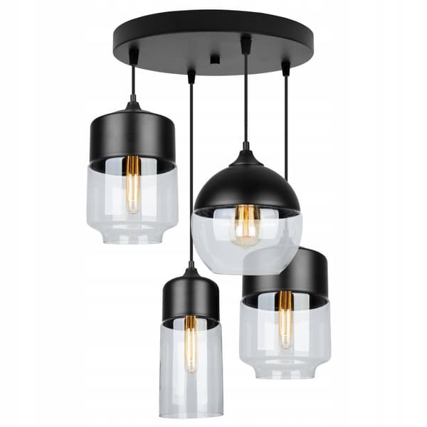 LOFTSLAMPE, GLAS PLAFON, LED SKÆRM