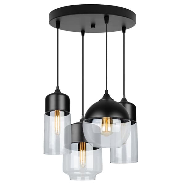 LOFTSLAMPE, GLAS PLAFON, LED SKÆRM