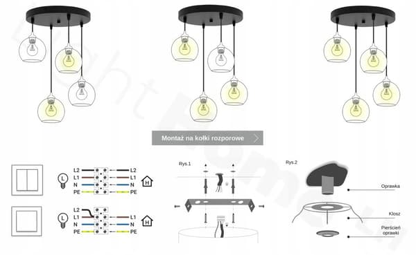 LOFTSLAMPE, GLAS PLAFON, LED SKÆRM