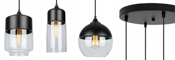 LOFTSLAMPE, GLAS PLAFON, LED SKÆRM