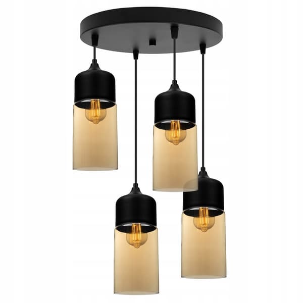 HÄNGANDE TAKLAMPA, GLAS PLAFON, LED-SKÄRM