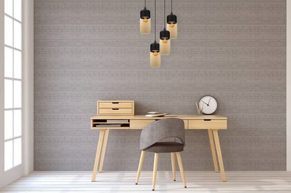 HÄNGANDE TAKLAMPA, GLAS PLAFON, LED-SKÄRM