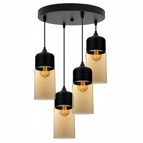 HÄNGANDE TAKLAMPA, GLAS PLAFON, LED-SKÄRM