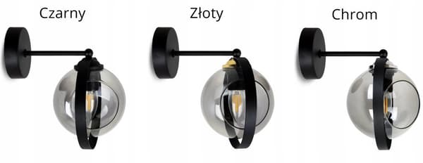 MODERN VÄGGLAMPA GRAFITRING