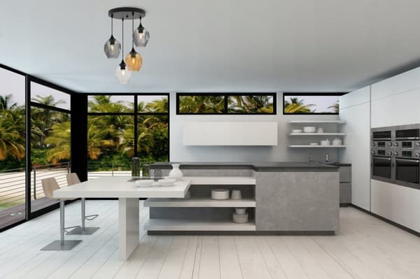 MODERNE LOFT-HÆNGELAMPE GLAS LYSEKRANT