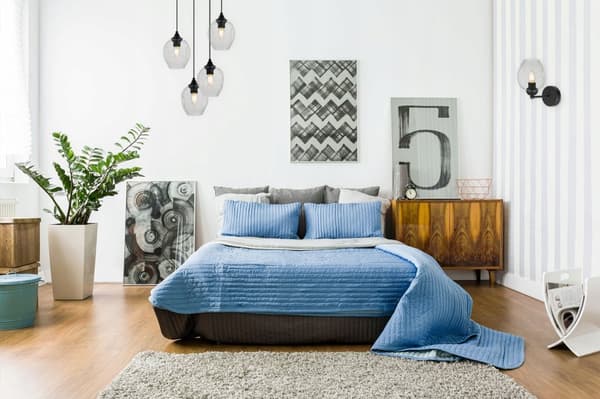 MODERNE LOFT-HÆNGELAMPE GLAS LYSEKRANT