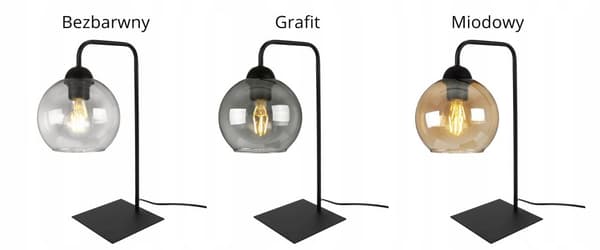 NATTLAMPA BORDSLAMPA ELEGANT GLAS LED