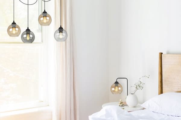 NATTLAMPA BORDSLAMPA ELEGANT GLAS LED