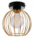Miniatyrbild 1 av 9: MODERN TAKLAMPA GULDTRÅDLAMPA LED