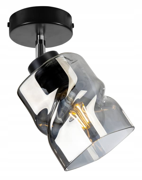 MODERNE LOFTSLAMPE ELEGANT GLASLAMPE
