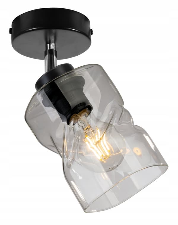 MODERNE LOFTSLAMPE ELEGANT GLASLAMPE
