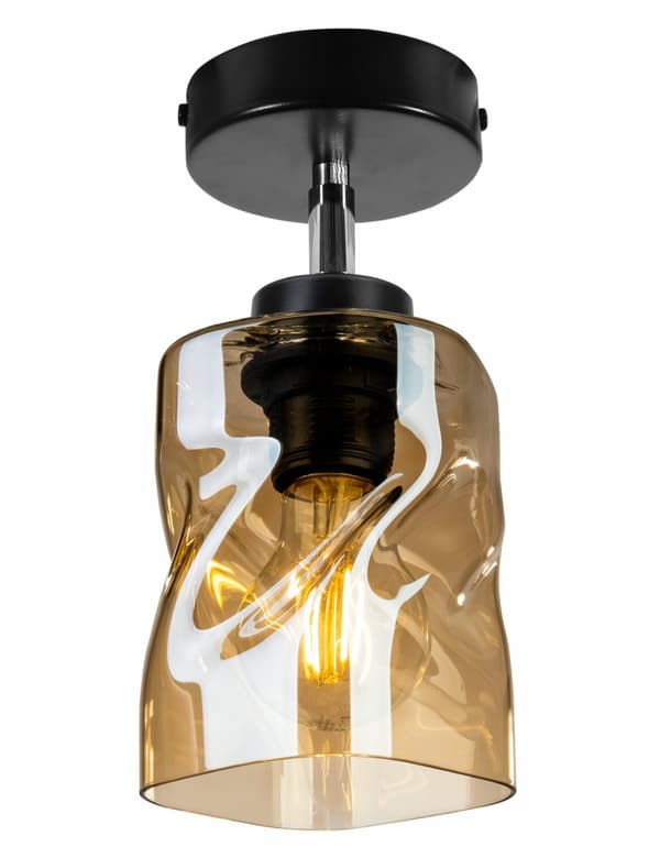 MODERNE LOFTSLAMPE ELEGANT GLASLAMPE