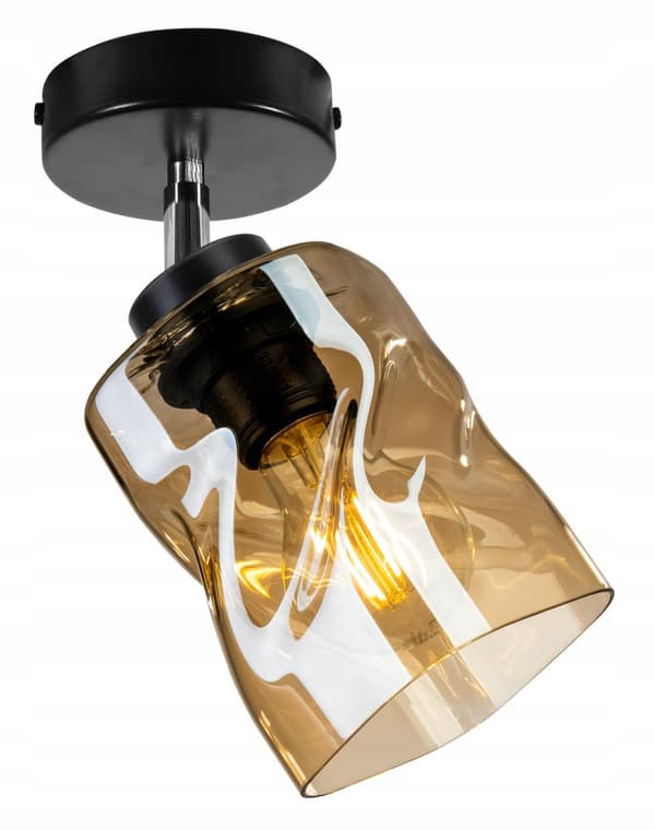MODERNE LOFTSLAMPE ELEGANT GLASLAMPE