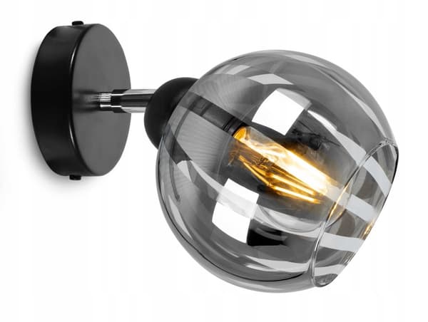 ELEGANT KROM LOFTSLAMPE, KUGLELAMPE, LED
