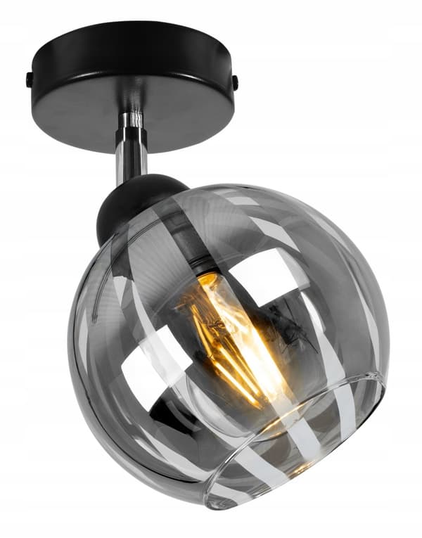 ELEGANT KROM LOFTSLAMPE, KUGLELAMPE, LED