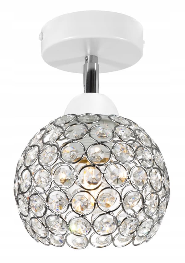 LOFT LOFTSLAMPE, KUGLEKRYSTAL, KROM LED