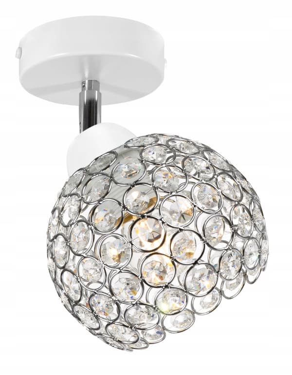 LOFT LOFTSLAMPE, KUGLEKRYSTAL, KROM LED
