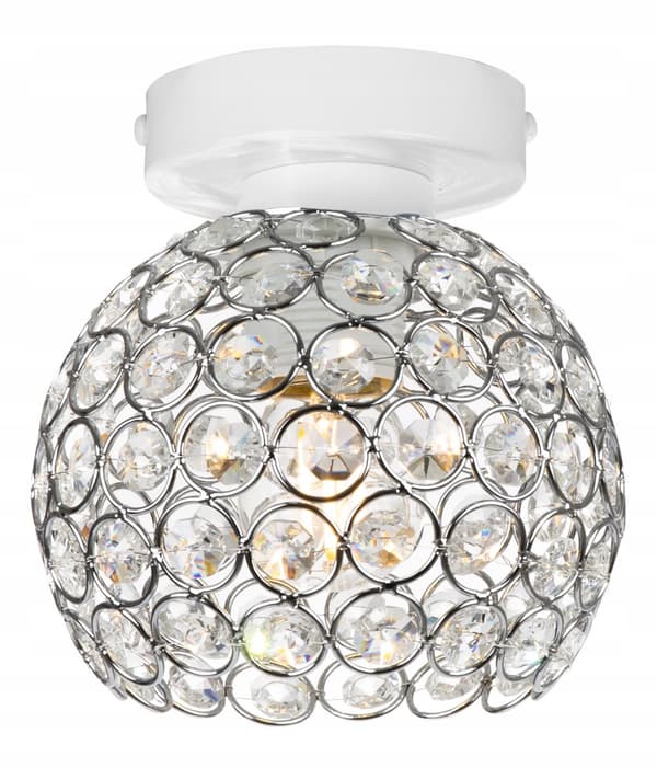 LOFT TAKSLAMPA, KULKRISTAL, KROM LED