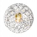 Miniatyrbild 8 av 10: LOFT TAKSLAMPA, KULKRISTAL, KROM LED