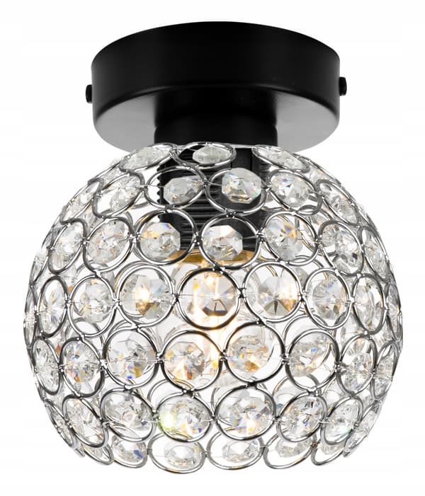 LOFT TAKSLAMPA, KULKRISTAL, KROM LED