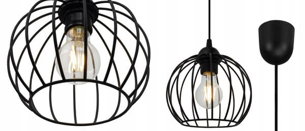 LOFT HÆNGELAMPE WIRE EDISON RETRO LED