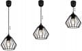 Miniatyrbillede 5 af 10: LOFT HÆNGELAMPE DIAMOND EDISON RETRO LED