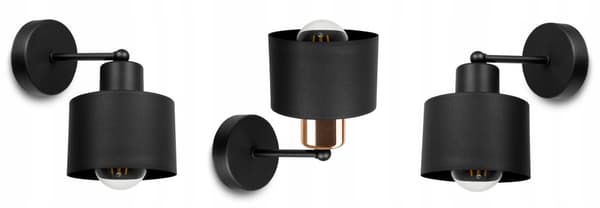 UNIK LAMPA VÄGGLAMPA ELEGANT METALLSKÄRM