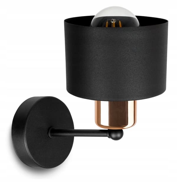 UNIK LAMPA VÄGGLAMPA ELEGANT METALLSKÄRM