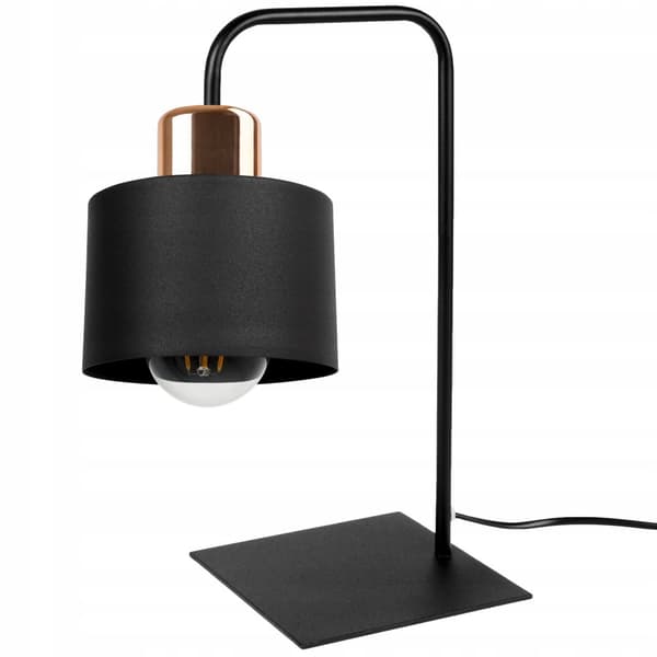 ELEGANT NATTBORDSLAMPA I METALL