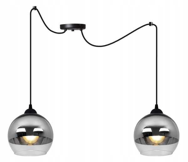 Elegantti RIIPPUVALAISIN SPIDER BALL CHROME LED