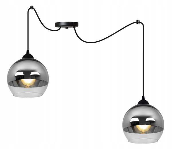 Elegantti RIIPPUVALAISIN SPIDER BALL CHROME LED