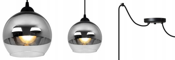 Elegantti RIIPPUVALAISIN SPIDER BALL CHROME LED