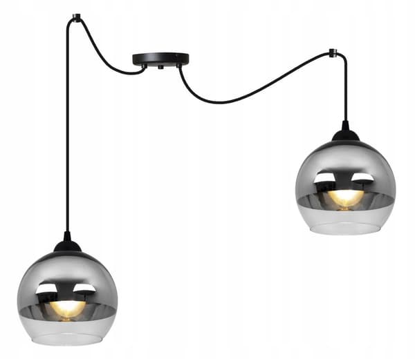 Elegantti RIIPPUVALAISIN SPIDER BALL CHROME LED