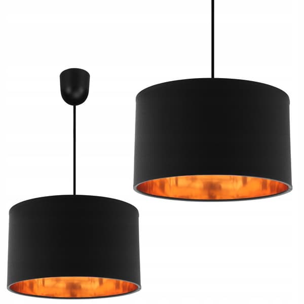 HÆNGE LOFTSLAMPE LYSKELYSE GULD CENTER LED
