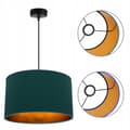 Miniatyrbillede 2 af 10: HÆNGE LOFTSLAMPE LYSKELYSE GULD CENTER LED