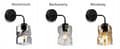 Miniatyrbillede 2 af 10: MODERNE LAMPE VÆGLAMPE UDVALG GLAS LAMPE LED
