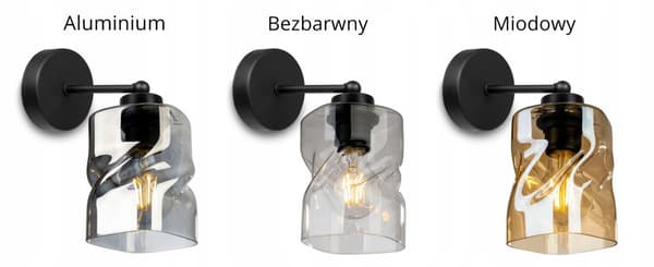 MODERN LAMPA VÄGGLAMPA VAL GLAS LAMPA LED