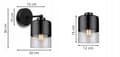 Miniatyrbild 9 av 10: MODERN LAMPA KNKIET ELEGANT GLASSKÄRM
