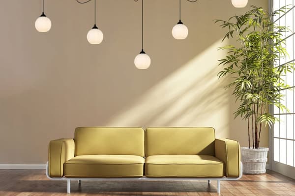KLASSISK SPIDER HÄNGANDE LAMPA GLASSKÄRM