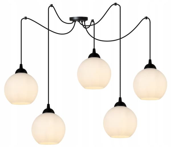 KLASSISK SPIDER HÄNGANDE LAMPA GLASSKÄRM