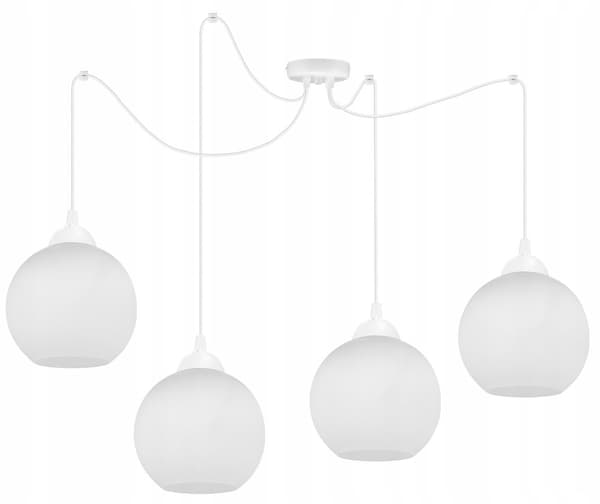 KLASSISK SPIDER HÄNGANDE LAMPA GLASSKÄRM