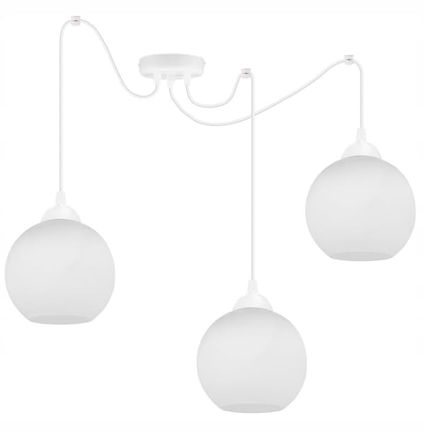 KLASSISK SPIDER HÄNGANDE LAMPA GLASSKÄRM