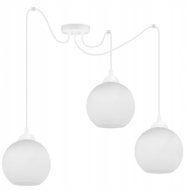 KLASSISK SPIDER HÄNGANDE LAMPA GLASSKÄRM