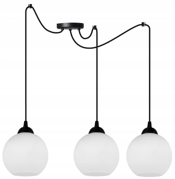 KLASSISK SPIDER HÄNGANDE LAMPA GLASSKÄRM